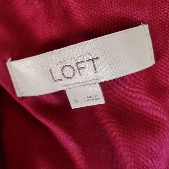 Loft Small Empire Maxi Dress Poly Knit Sleeveless - Picture 6 of 7